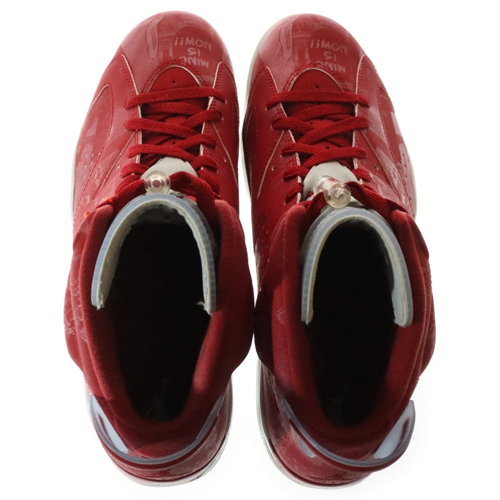 NIKE(ナイキ) ×SLAM DUNK AIR JORDAN 6 RETRO スラムダンク エアジョーダン6 ハイカットスニーカー レッド US11/29cm