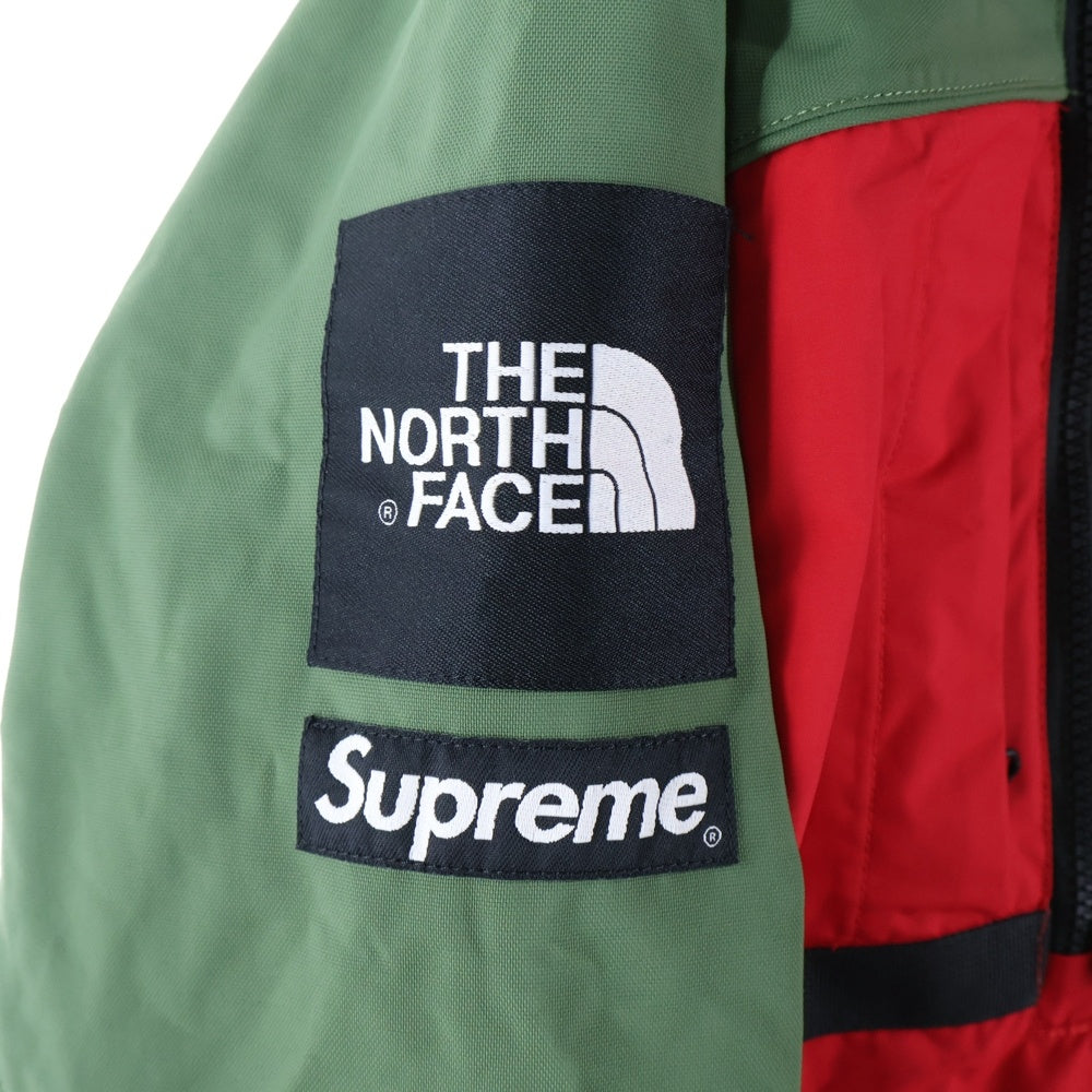 SUPREME(シュプリーム) 16SS ×THE NORTH FACE Steep Tech Hooded Jacket NP01601I ザノースフェイス スティープテック ジップアップジャケット カーキ/レッド