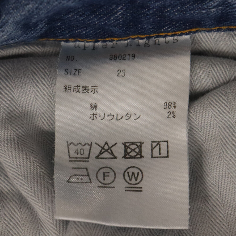 UPPER HIGHTS(アッパー ハイツ) Zip Fly Skinny Denim Pants シップアップ スキニーデニムパンツ インディゴ
