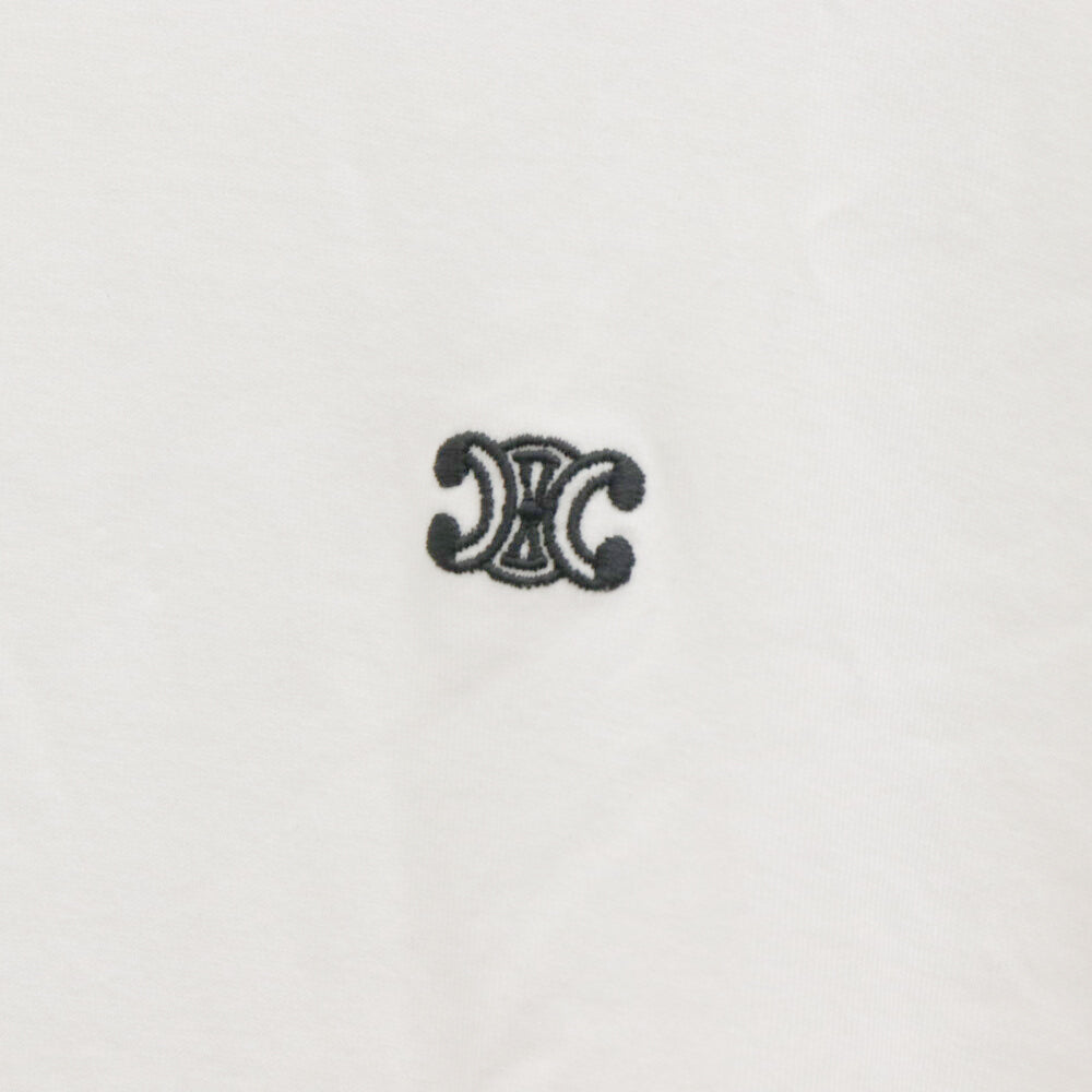CELINE(セリーヌ) 24SS トリオンフルーズTシャツ 2X04I671Q ホワイト