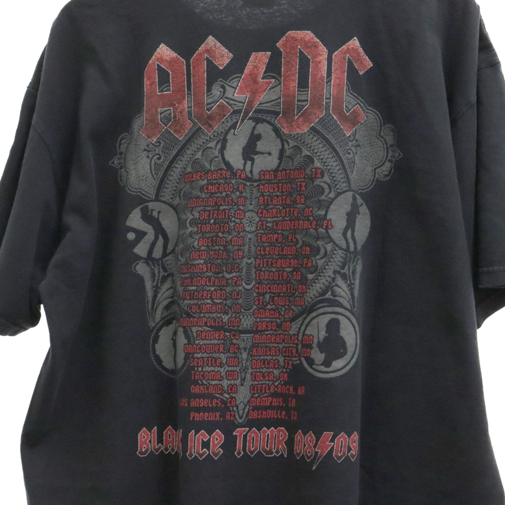 VINTAGE(ヴィンテージ) 00s AC/DC TOUR TEE ヴィンテージ ツアー 半袖 Tシャツ カットソー ブラック