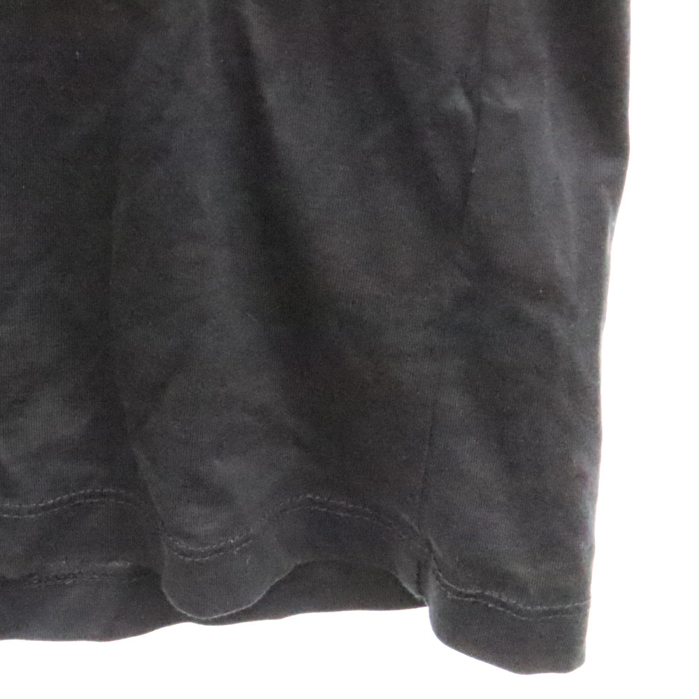 EMPORIO ARMANI(エンポリオアルマーニ) Front Logo Print S/S Tee フロントロゴ プリント 半袖Tシャツ ブラック
