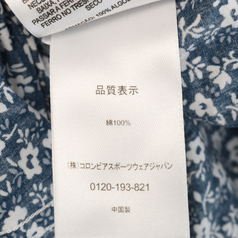 Columbia(コロンビア) Lokai Lake S/S Shirt ロカイ レイク 花柄 半袖シャツ ネイビー PM7911