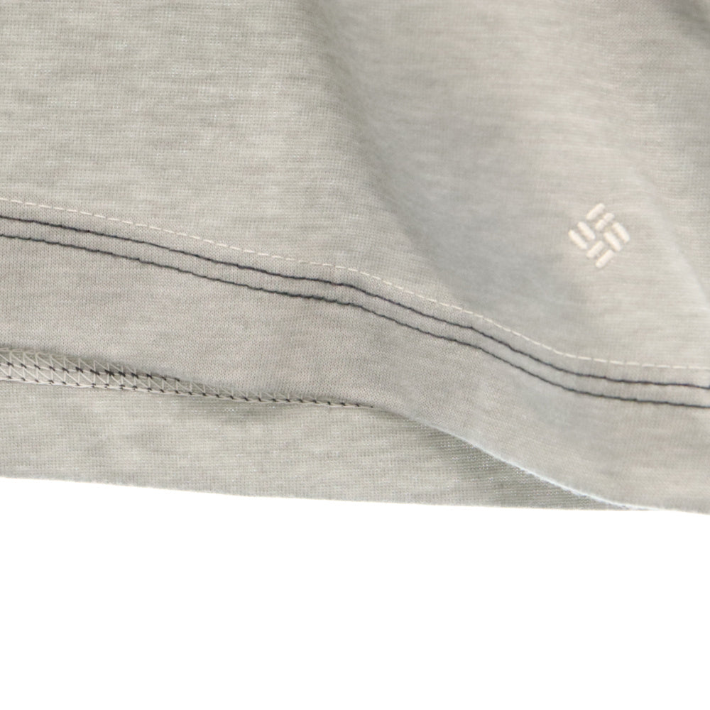 Columbia(コロンビア) 7分丈 ラグラン ロゴプリントTシャツ カットソー グレー PM2609