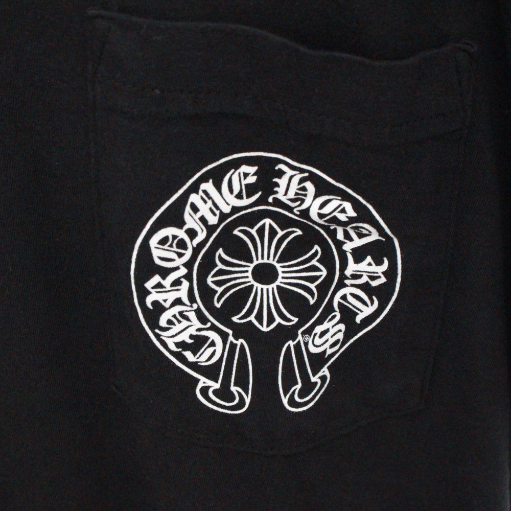 CHROME HEARTS(クロムハーツ) Malibu Horseshoe Tee マリブ限定 ホースシュー 半袖Tシャツ カットソー ブラック