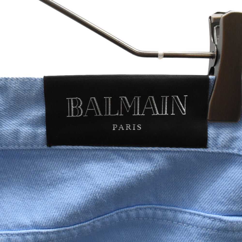 BALMAIN(バルマン) ストレート ダメージ ジーンズ デニム パンツ RH15249Z025