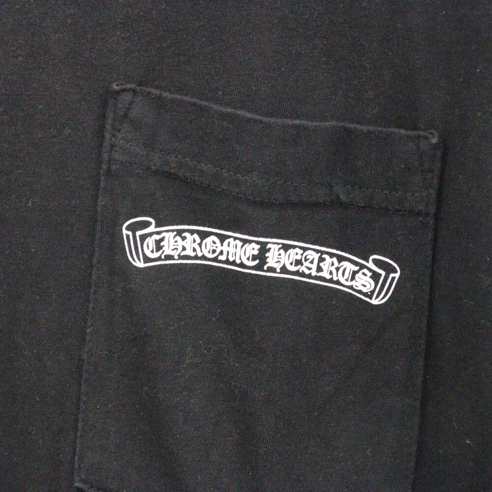 CHROME HEARTS(クロムハーツ) CEM CRS TEE セメタリークロス バックロゴプリント 半袖Tシャツ ブラック