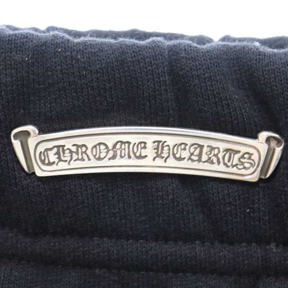CHROME HEARTS(クロムハーツ) Y NOT Cemetery Cross Sweat Shorts ワイノット セメタリークロス 刺繍 ハーフスウェットパンツ ショーツ ブラック