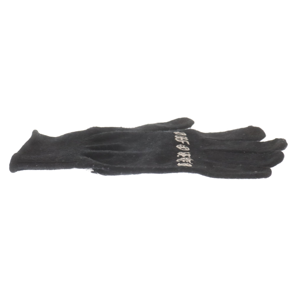 CHROME HEARTS(クロムハーツ) WORK GLOVES ロゴ グローブ 軍手 ブラック