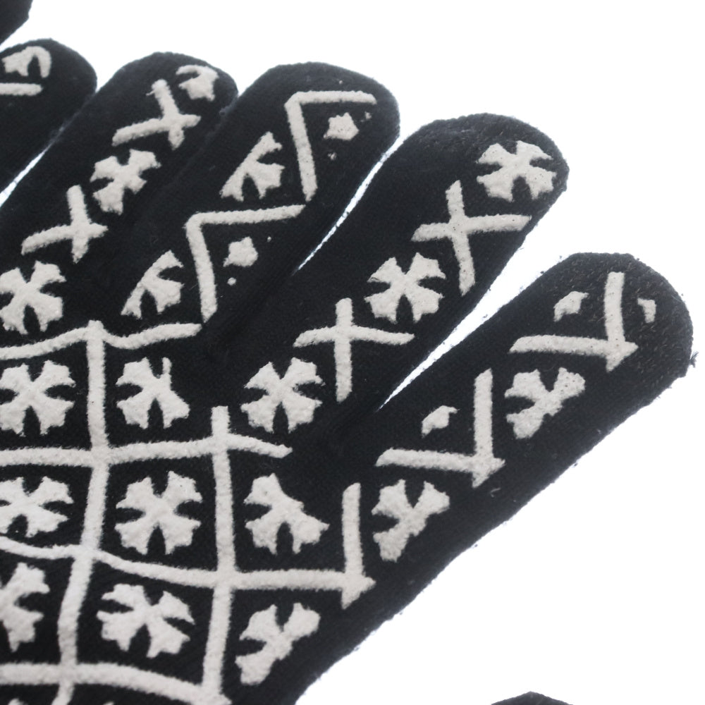 CHROME HEARTS(クロムハーツ) WORK GLOVES ロゴ グローブ 軍手 ブラック