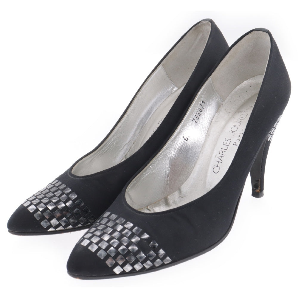 CHARLES JOURDAN(シャルルジョルダン) パンプス ヒール ブラック レディース