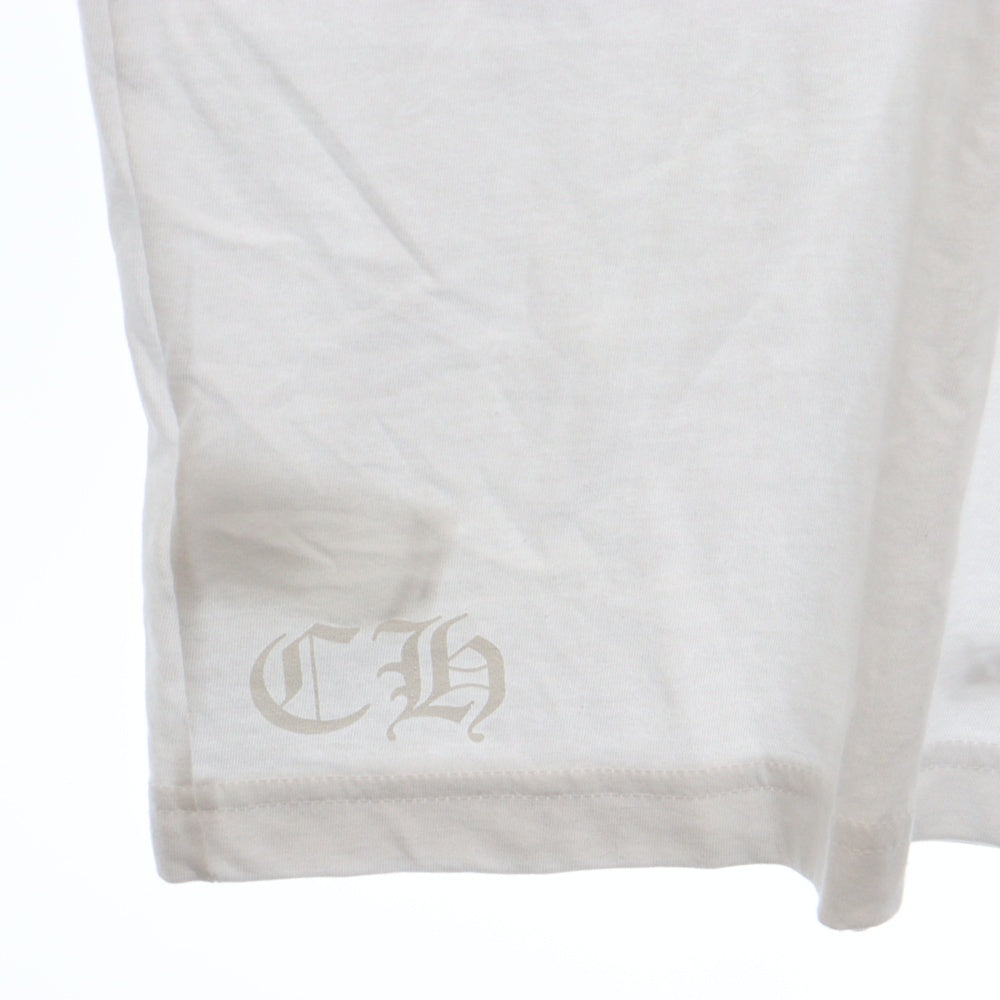 CHROME HEARTS(クロムハーツ) Osaka Scroll Label Logo Tee オオサカスクロールラベルロゴ半袖Tシャツ ホワイト