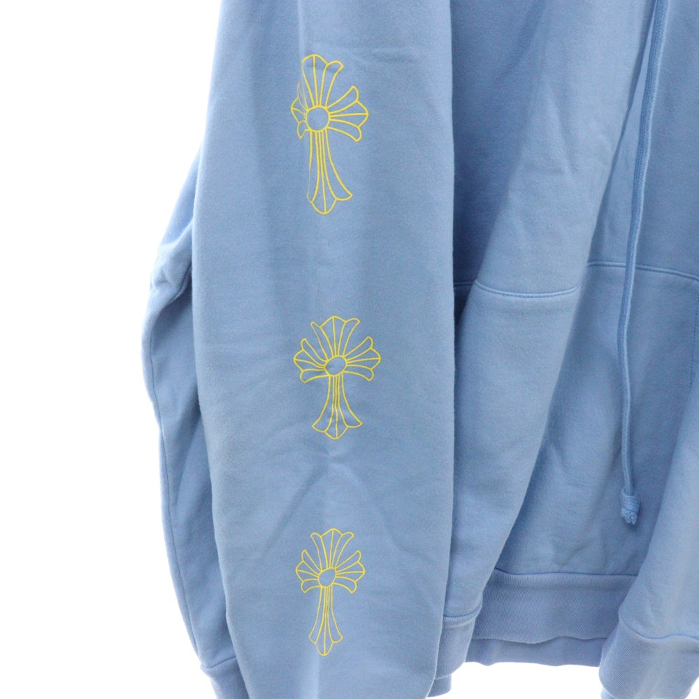 CHROME HEARTS(クロムハーツ) CH DRAKE HD PLVR Certified Lover Boy ドレイク プルオーバーパーカー フーディー ブルー