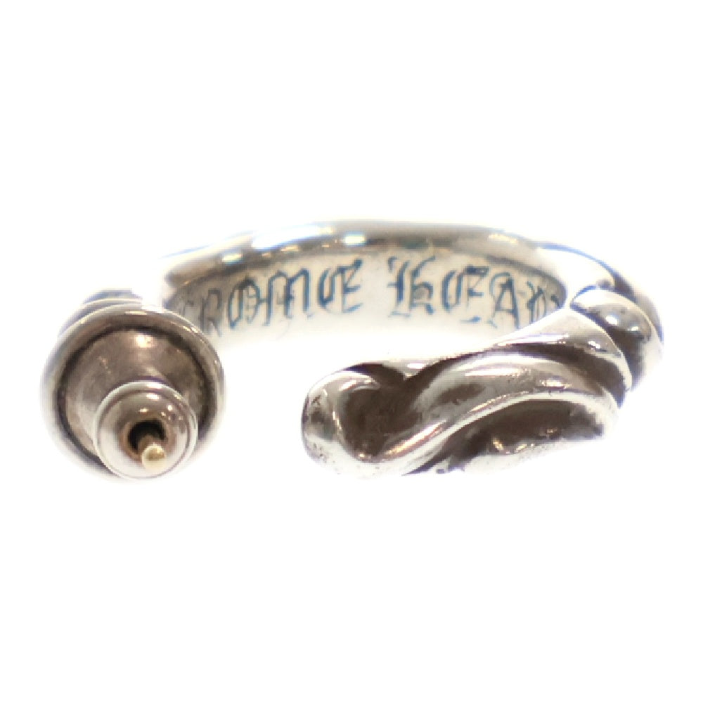 CHROME HEARTS(クロムハーツ) HOOP SCROOL 1 スクロールフープ ピアス シルバー
