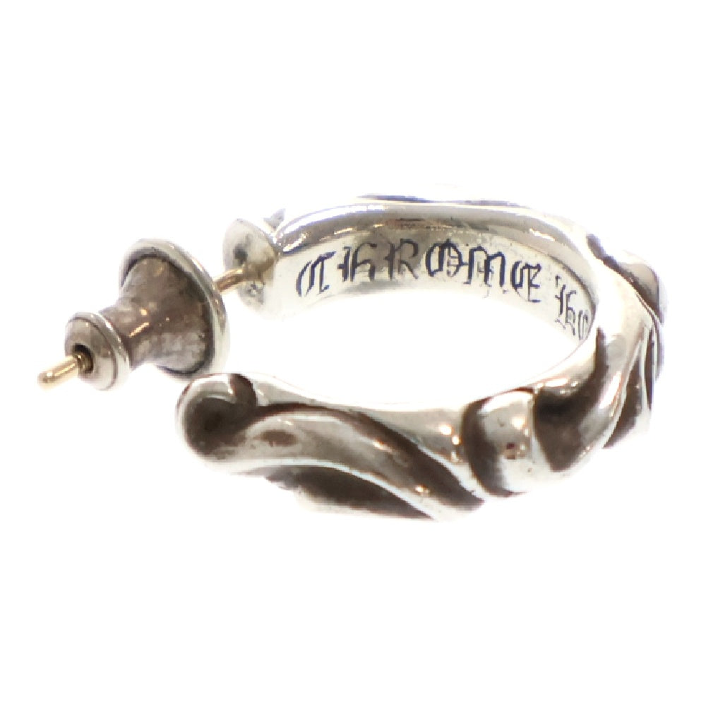 CHROME HEARTS(クロムハーツ) HOOP SCROOL 1 スクロールフープ ピアス シルバー