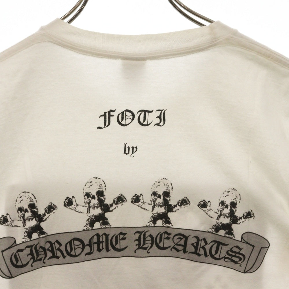 CHROME HEARTS(クロムハーツ) FOTI S/S TEE フォティ プリント 半袖 Tシャツ ホワイト