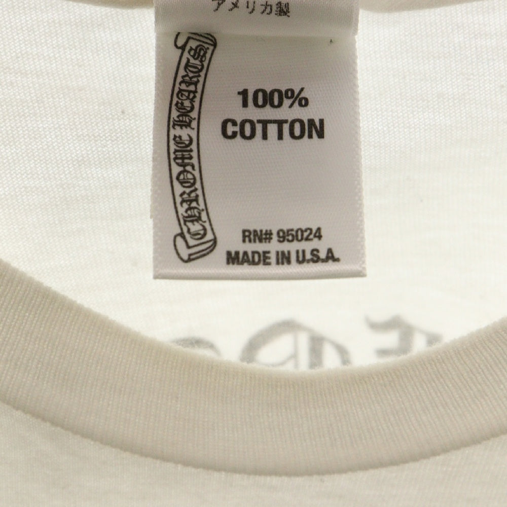 CHROME HEARTS(クロムハーツ) FOTI S/S TEE フォティ プリント 半袖 Tシャツ ホワイト