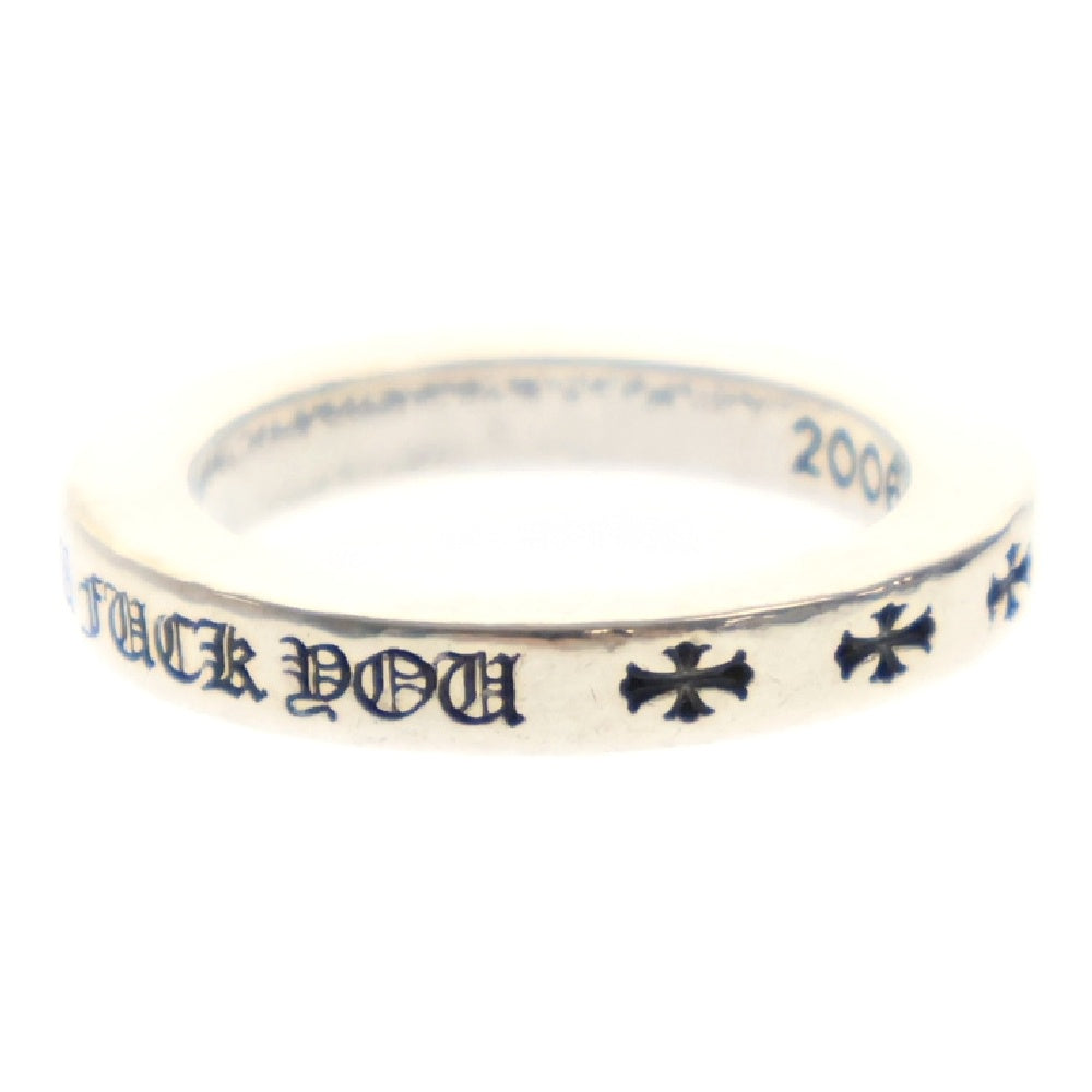 CHROME HEARTS(クロムハーツ) 3mm SPACER FUCK YOU HONOLULU ホノルル限定 ファックユー スペーサーリング 指輪 シルバー 11号
