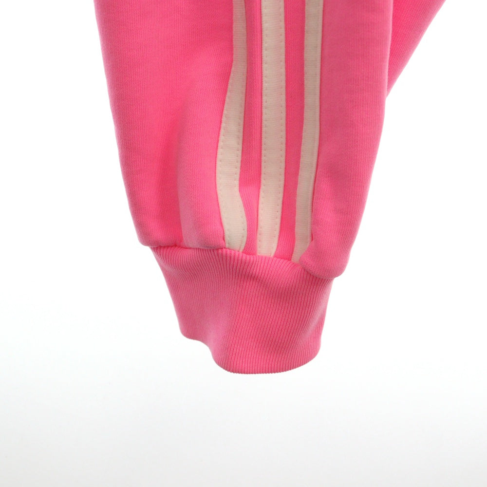 BALENCIAGA(バレンシアガ) 22AW ×adidas Hoodie Large Fit アディダス ラージフィット ロゴプリントプルオーバースウェットパーカー 729322 TNVN2 ピンク