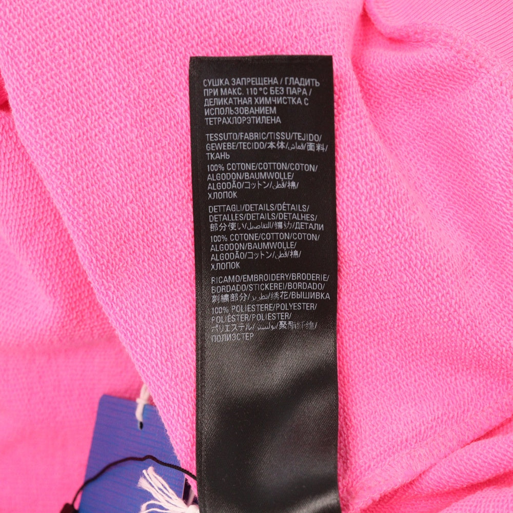 BALENCIAGA(バレンシアガ) 22AW ×adidas Hoodie Large Fit アディダス ラージフィット ロゴプリントプルオーバースウェットパーカー 729322 TNVN2 ピンク