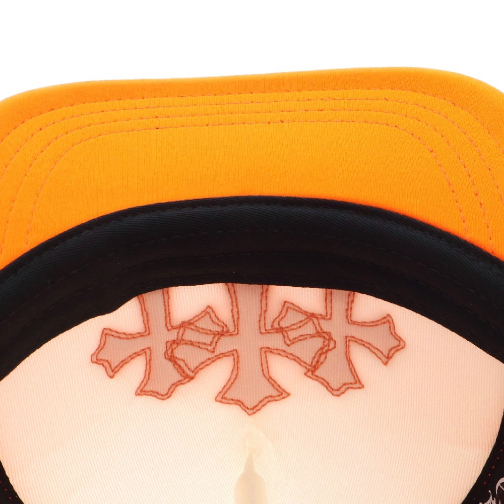 CHROME HEARTS(クロムハーツ) CRS PATCH Trucker Cap クロスパッチ メッシュトラッカー キャップ オレンジ