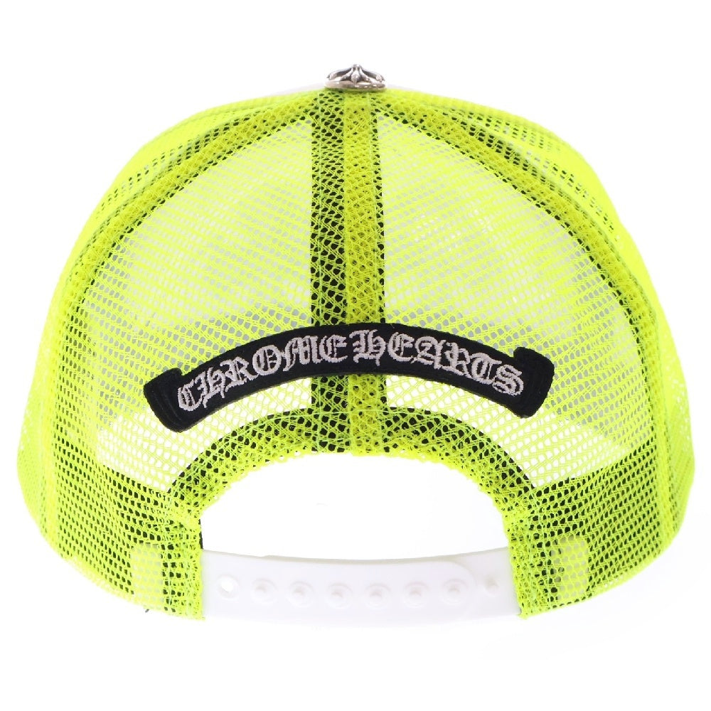 CHROME HEARTS(クロムハーツ) CRS PATCH Trucker Cap クロスパッチ メッシュトラッカー キャップ イエロー