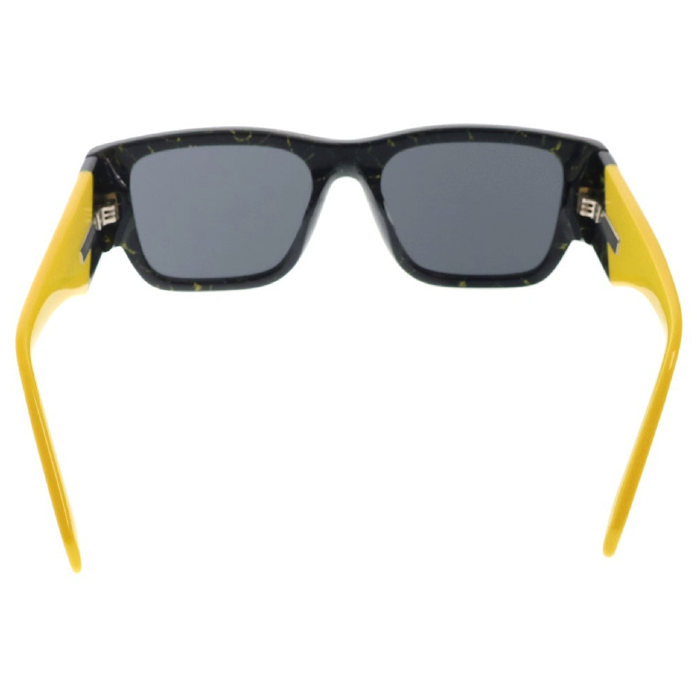 PRADA(プラダ) アジアンフィット 三角ロゴサングラス カラーレンズアイウェア メガネ SPR10Z-F ブラック/イエロー