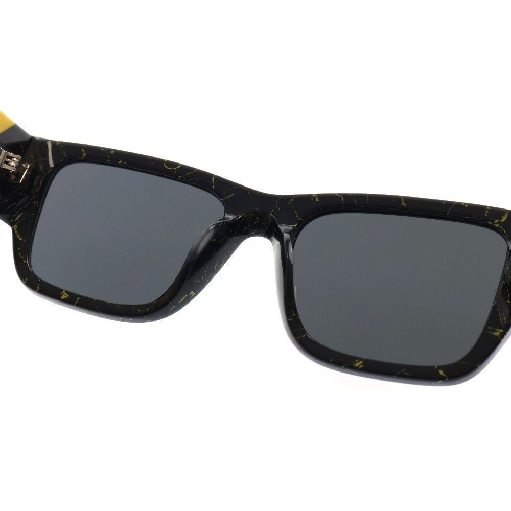 PRADA(プラダ) アジアンフィット 三角ロゴサングラス カラーレンズアイウェア メガネ SPR10Z-F ブラック/イエロー