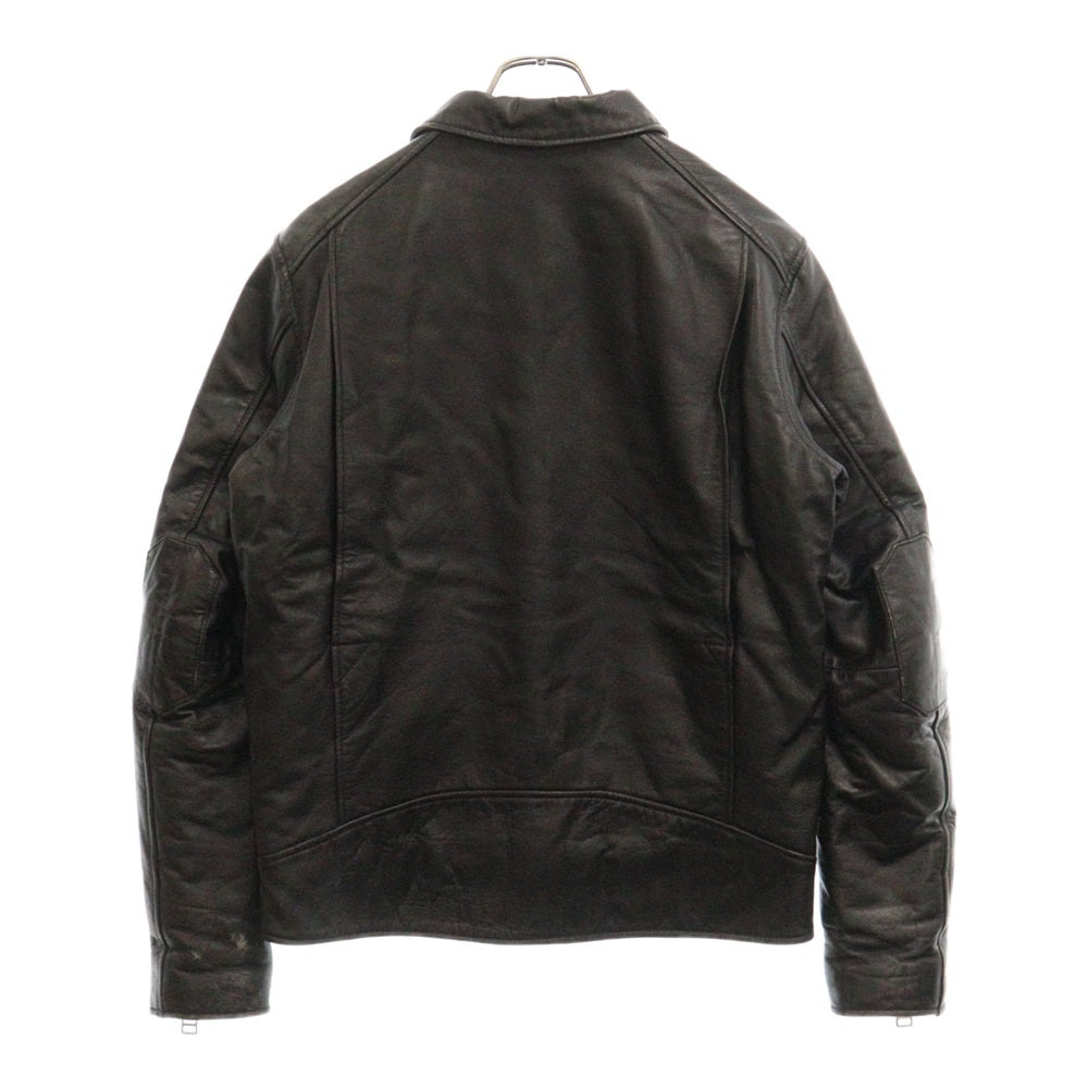 Subciety(サブサエティ) × NINE RULAZ LINE シングルライダースレザージャケット ブラック