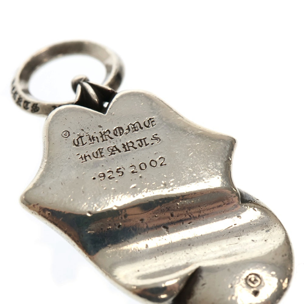 CHROME HEARTS(クロムハーツ) LIPSTONGUE PENDANT リップアンドタンペンダント ネックレストップ シルバー
