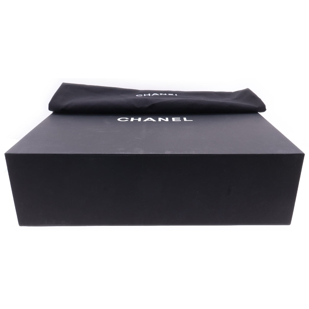 CHANEL(シャネル) ココマーク マトラッセ サイドジップ レザー ショートブーツ ブラック レディース G36707