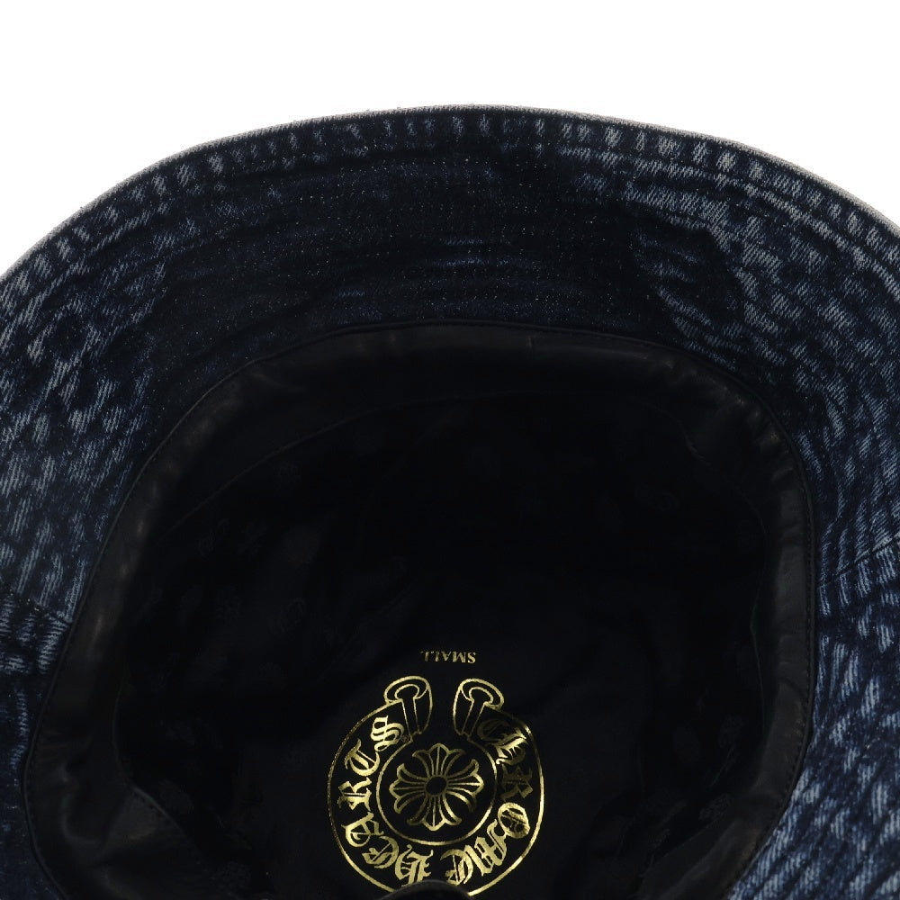 CHROME HEARTS(クロムハーツ) Dagger Cross Patch Denim Bucket Hat ダガークロスパッチ デニムバケットハット 帽子 ブルー
