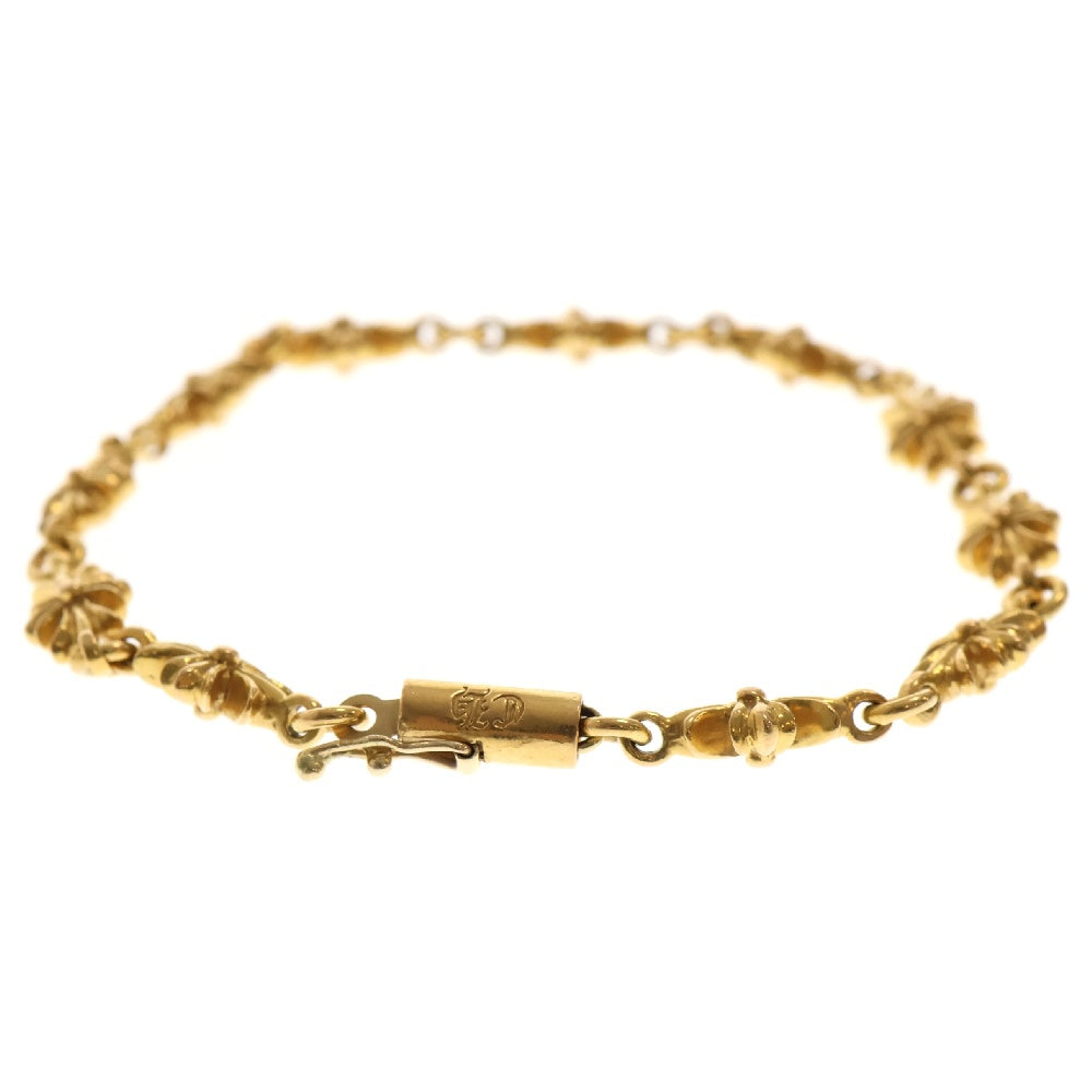 CHROME HEARTS(クロムハーツ) 22K TNY E CH PLS タイニーE CHプラス ブレスレット ゴールド