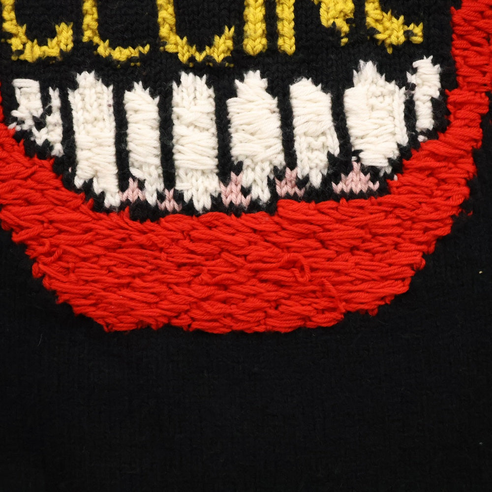 CELINE(セリーヌ) 21SS THE DANCING KID Loose Crew Neck Knit ザ・ダンシングキッド ルーズクルーネックニット オーバーサイズ セーター ブラック 2A04L714M