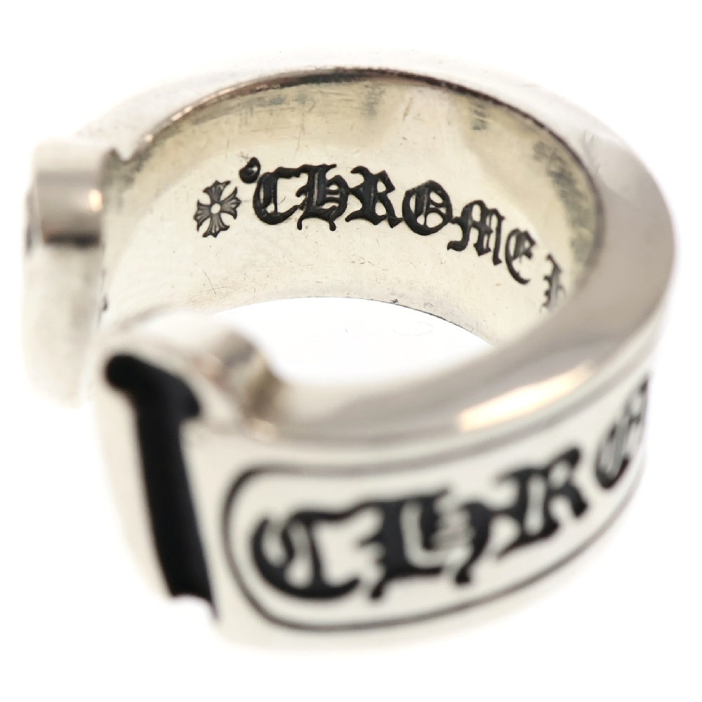 CHROME HEARTS(クロムハーツ) LG SCROLL LABEL ラージスクロールラベル シルバーリング 8.5号