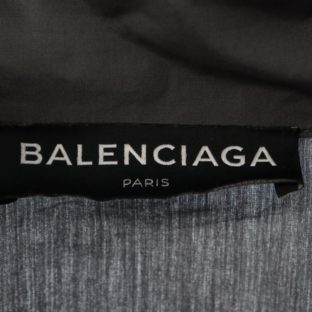 BALENCIAGA(バレンシアガ) 18SS TRACKSUIT POPLIN SHIRT JACKET ポプリンシャツトラックジャケット グレー/ネイビー/ホワイト 508901 TWB13
