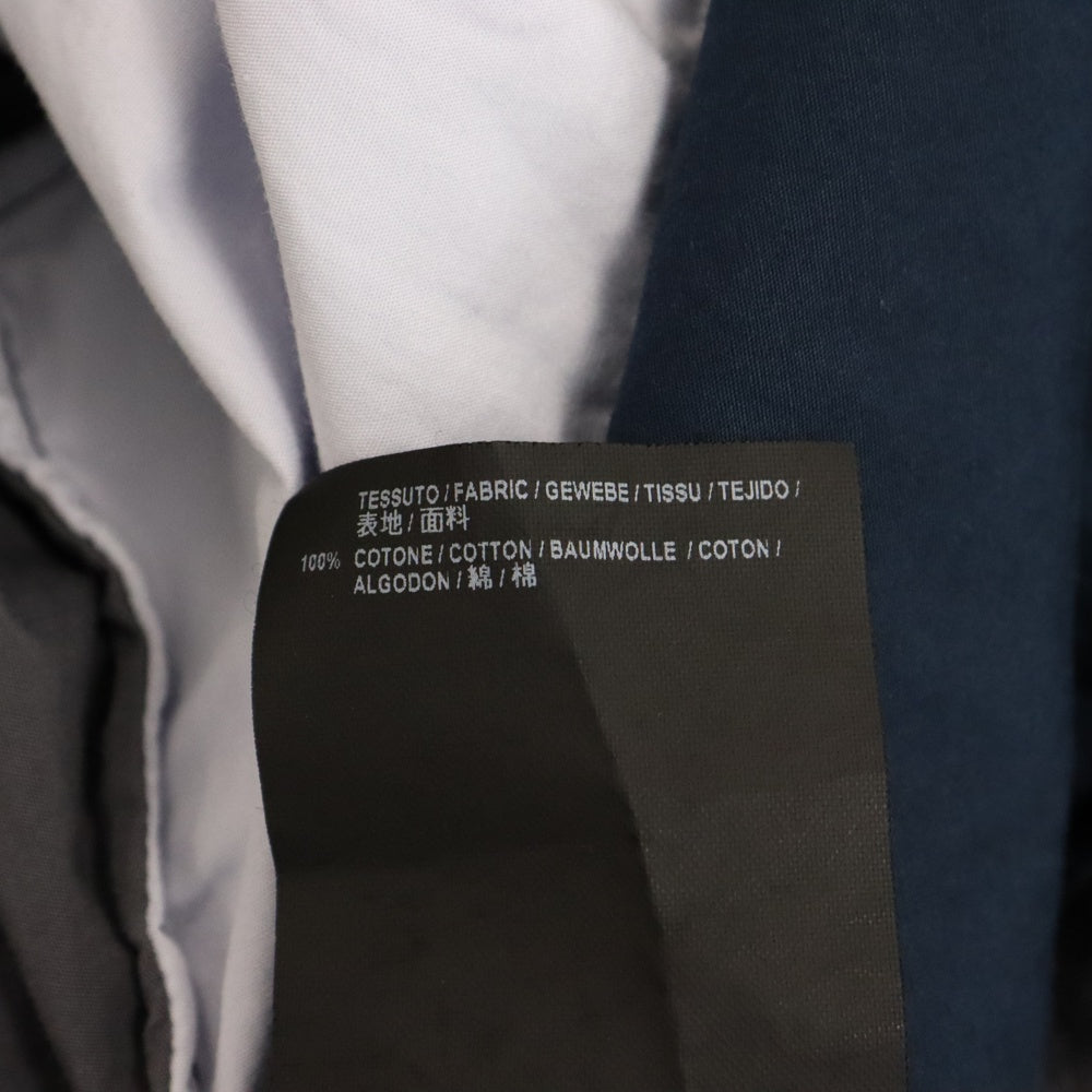 BALENCIAGA(バレンシアガ) 18SS TRACKSUIT POPLIN SHIRT JACKET ポプリンシャツトラックジャケット グレー/ネイビー/ホワイト 508901 TWB13
