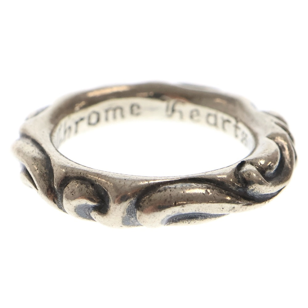 CHROME HEARTS(クロムハーツ) SCRL BAND スクロールバンド リング シルバー