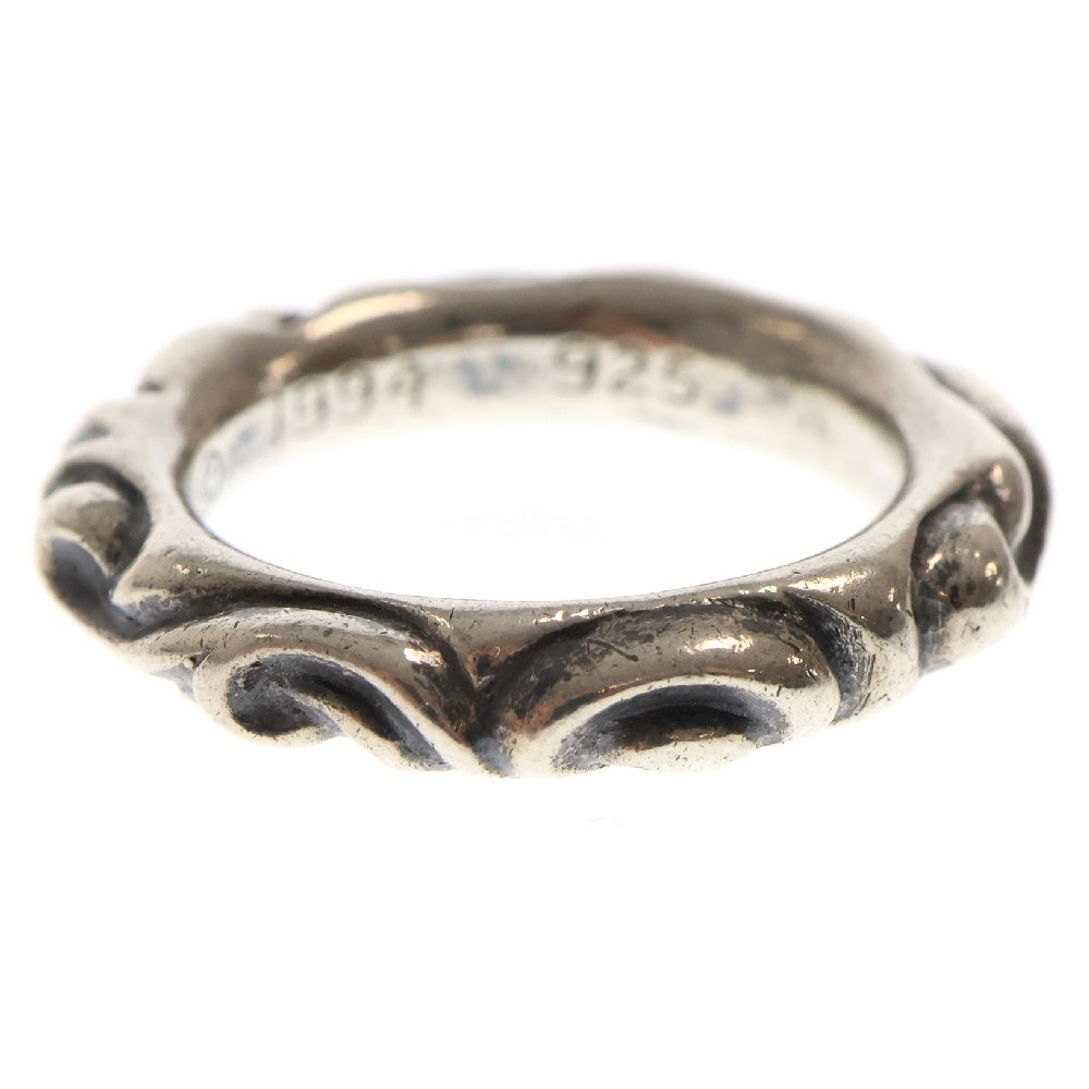 CHROME HEARTS(クロムハーツ) SCRL BAND スクロールバンド リング シルバー
