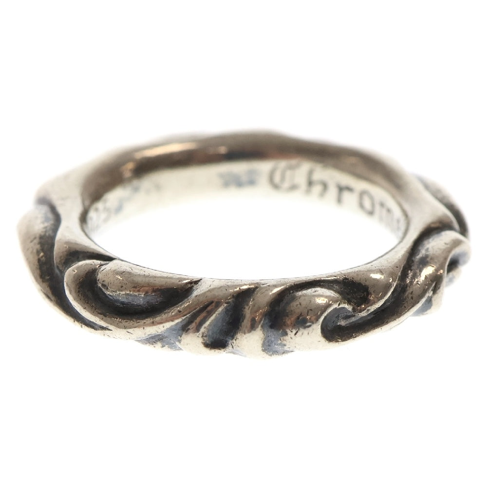 CHROME HEARTS(クロムハーツ) SCRL BAND スクロールバンド リング シルバー