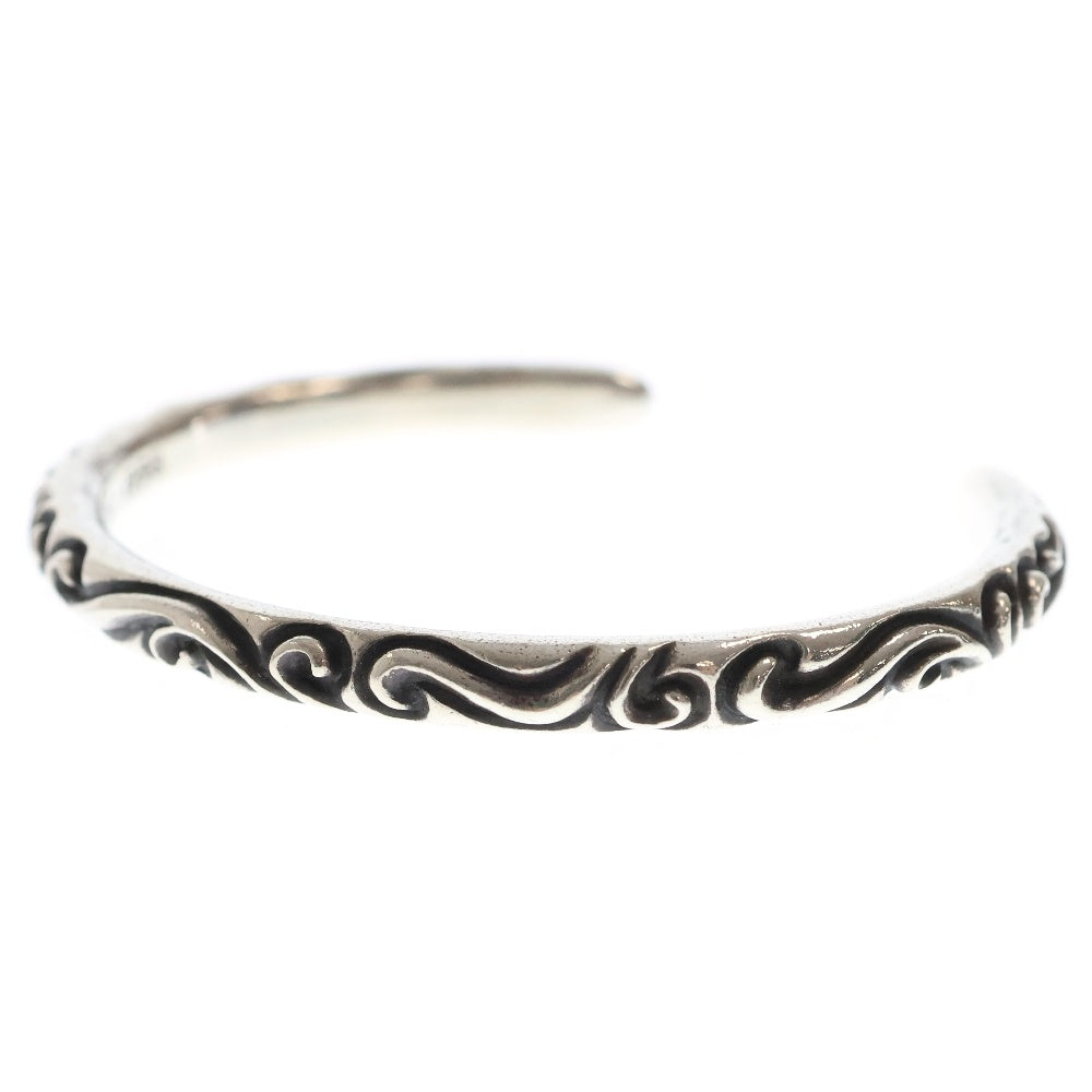 CHROME HEARTS(クロムハーツ) BANGLE SCROLL スクロールバンドバングル ブレスレット シルバー