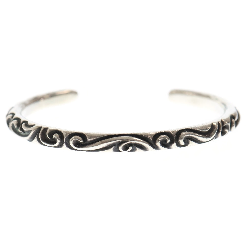 CHROME HEARTS(クロムハーツ) BANGLE SCROLL スクロールバンドバングル ブレスレット シルバー