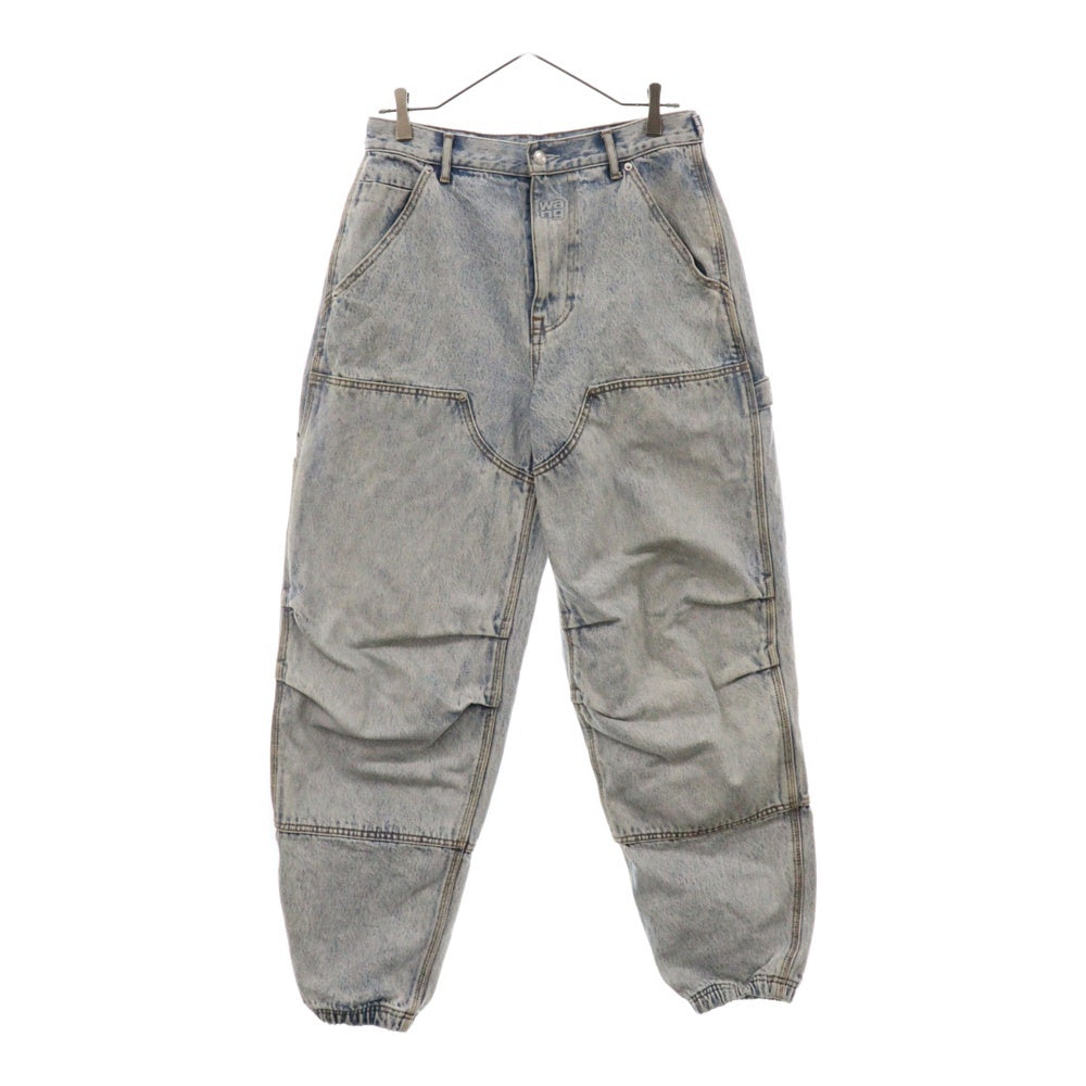 ALEXANDER WANG(アレキサンダーワン) デニムバックベルト付き カーゴパンツ レディース インディゴ