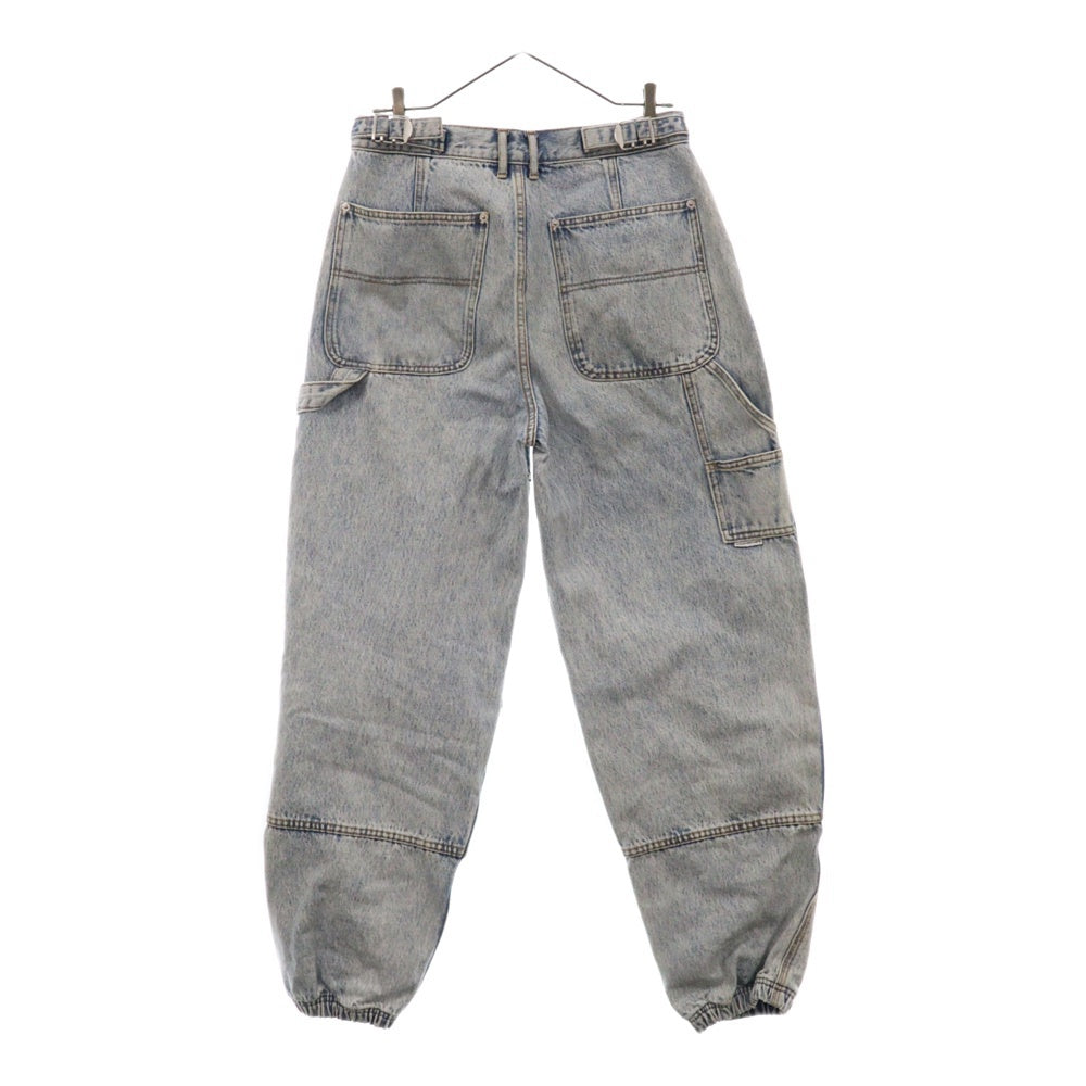 ALEXANDER WANG(アレキサンダーワン) デニムバックベルト付き カーゴパンツ レディース インディゴ