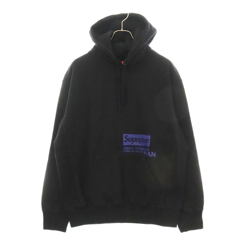 SUPREME(シュプリーム) 21AW ×JUNYA WATANABE COMME des GARCONS MAN Hooded Sweatshirt ×ジュンヤワタナベ コムデギャルソン ロゴプリント プルオーバーパーカー スウェット