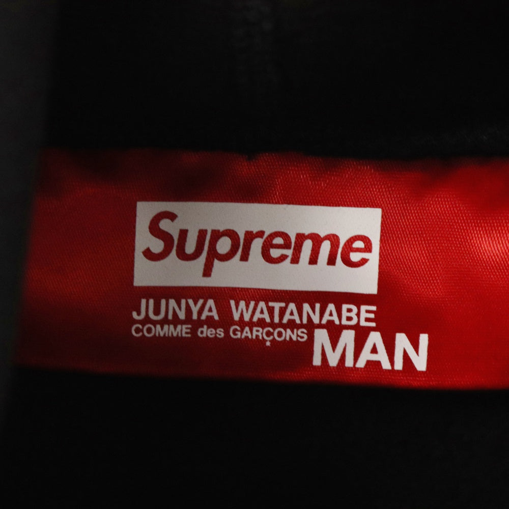 SUPREME(シュプリーム) 21AW ×JUNYA WATANABE COMME des GARCONS MAN Hooded Sweatshirt ×ジュンヤワタナベ コムデギャルソン ロゴプリント プルオーバーパーカー スウェット
