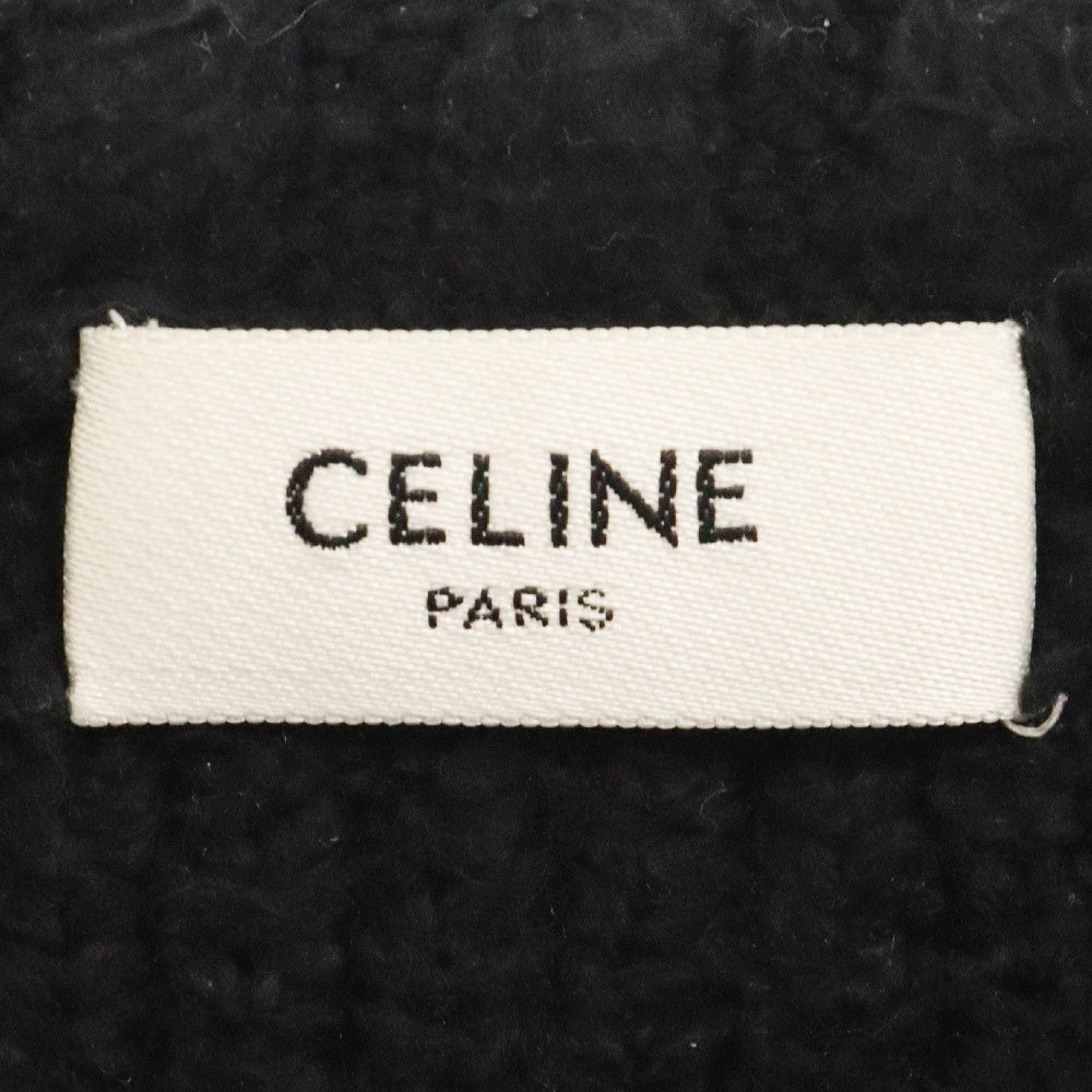 CELINE(セリーヌ) 21AW オーバーサイズブラッシュドコットンセーターニット ブラック/ホワイト 2A32P118O