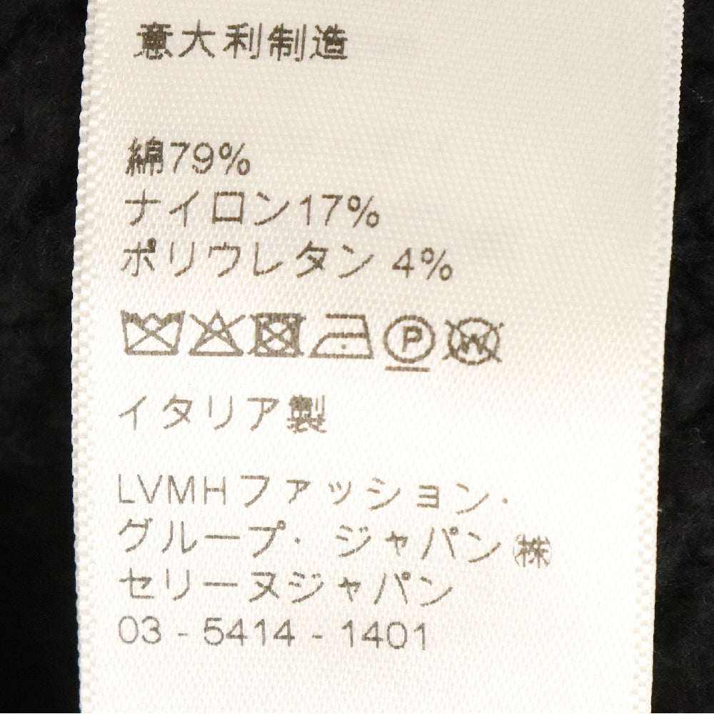 CELINE(セリーヌ) 21AW オーバーサイズブラッシュドコットンセーターニット ブラック/ホワイト 2A32P118O