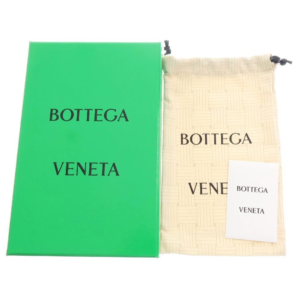 BOTTEGA VENETA(ボッテガヴェネタ) 日本限定 ステッチカセット イントレチャート レザーフラップロングウォレット 長財布 カーキ