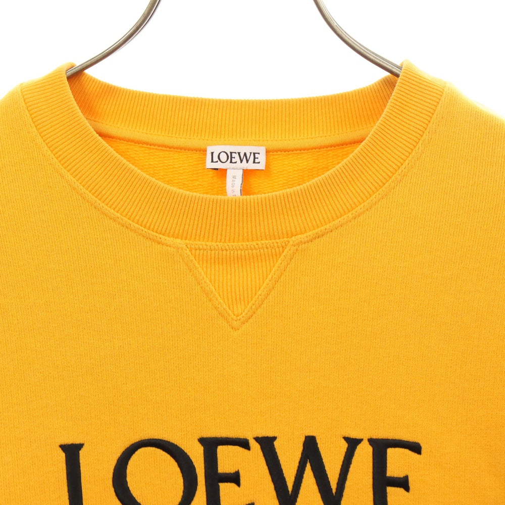 LOEWE(ロエベ) アナグラムエンブロイダリークルーネックスウェットトレーナー イエロー H526341XA1